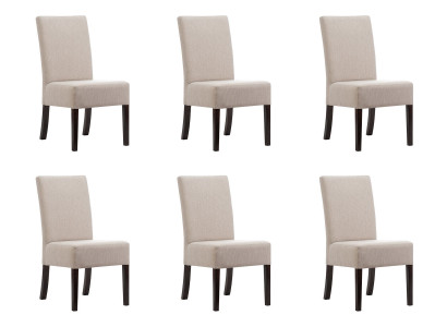 6x Chair Set Upholstered Seat Chairs Suite Waiting Room Office Practice Lounge Club