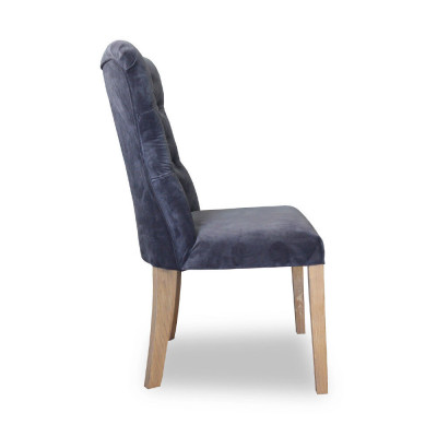 6x Chairs Chair Upholstered Design Chesterfield Suite Armchair Complete Set