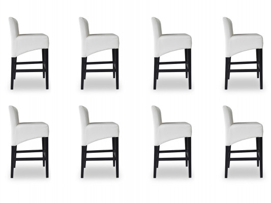 8x Bar Stool Bar Stools Counter Chair Chair Set Chairs Upholstered Seat Suite