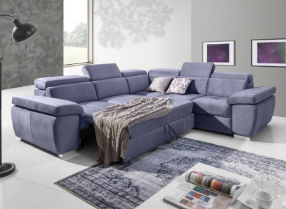 XXL Upholstered Living Area Sofa Corner Seat Upholstery Sleeping Set Couches Sofas