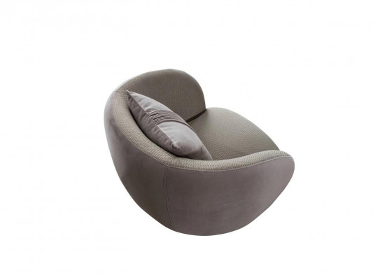 Living room upholstered armchair luxury gray armchair furnishing new modern furniture