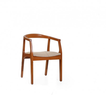 Dining chairs with brown wooden frame, armchairs, single-seat luxury chairs.