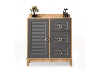 Dresser in children's room modern elegant dresser wood gray furniture design