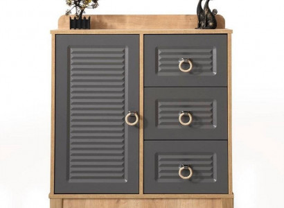 Dresser in children's room modern elegant dresser wood gray furniture design