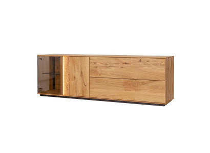 Brown TV cabinet living room TV stand designer LED sideboard lowboard