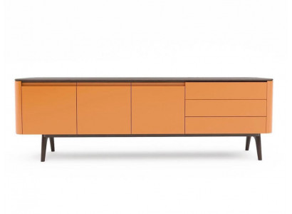 Sideboard dresser luxury cabinets dressers living room wood furniture orange