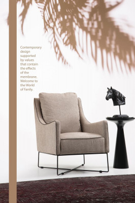 Three-seater sofa set armchair three-seater gray fabric sofas modern design