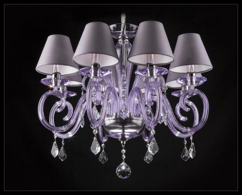 Cover Bohemia Modern Chandelier Lamp Luminous Lamp Crystal Candlestick Nine
