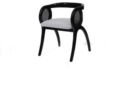 Gray-Black Designer Chair Luxurious Single-Seater Dining Chairs