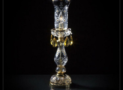 Table lamp, table light, chandelier, crystal, antique style, light, lights, lamps.