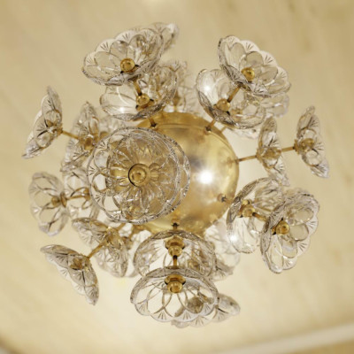 Crystal chandelier ceiling light hanging lamp Elite Bohemia flower new