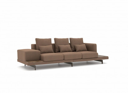 Sofa Couch Three-seater Living Room Upholstered Sofas Design Upholstered Furniture Fabric New