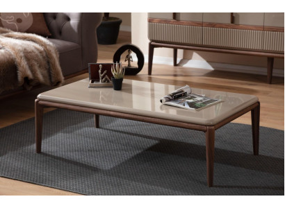 Brown wood coffee table living room designer furniture luxury stylish tables