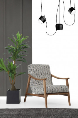 Living room corner sofa L-shape sofa set fabric grey modern design