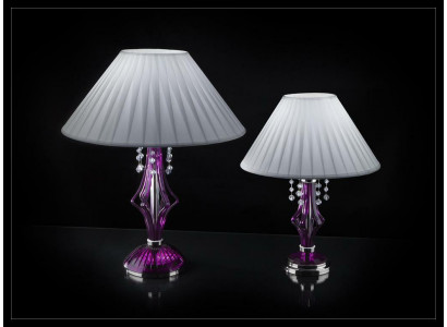 Crystal lamp, office lamp, table elite Bohemia base, bedside, new