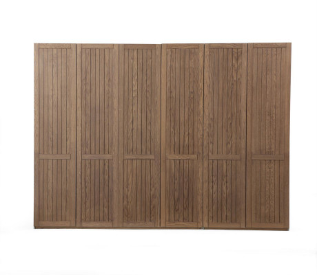 Wardrobe Closet Wood Modern Brown Clothing Bedroom Closets