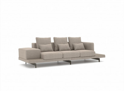 Living room sofa three-seater couch upholstered furniture luxury textile furnishing new