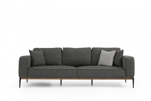Four-seater sofa 4-seater fabric sofas modern design living room gray