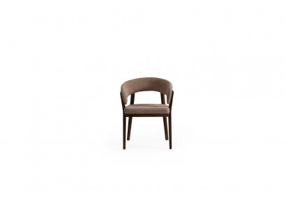 Modern brown dining chair luxurious upholstered chairs wood frame
