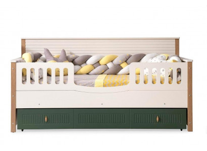 Bed frame children's bed children's room children's room furniture light wood