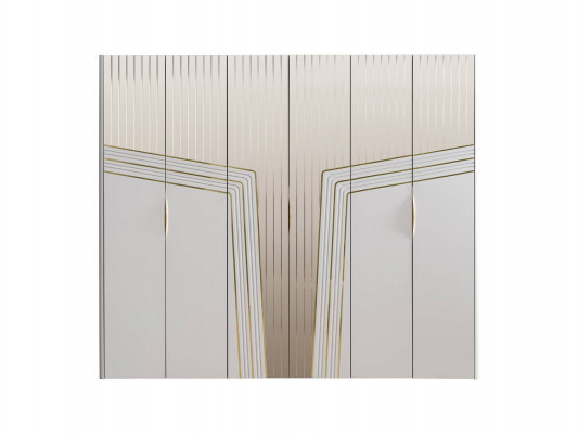Modern white wardrobe wooden cabinet bedroom luxury furniture new