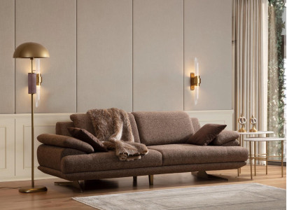 Stylish three-seater living room sofa luxury 3-seater exclusive couch