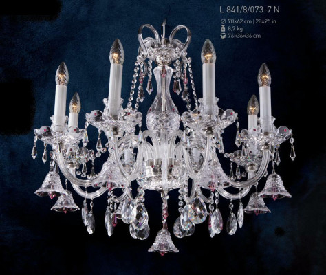Crystal chandelier pendant lamp Bohemia ceiling light