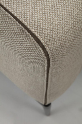 Four-seater sofa, fabric sofas, modern design, living room, beige.