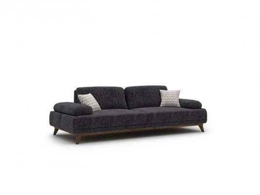 Sofa two-seater upholstered furniture seat couch upholstery fabric living room couches gray