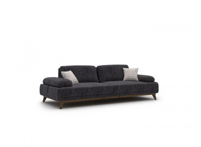 Sofa two-seater upholstered furniture seat couch upholstery fabric living room couches gray