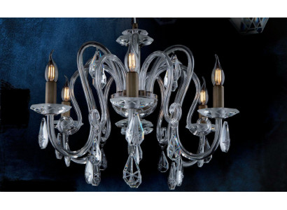 Crystal chandelier hanging light ceiling light Bohemia by Lampe