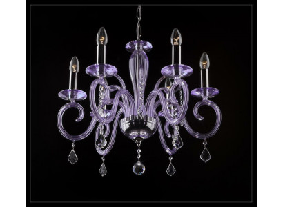 Bohemia Modern Chandelier Light Ceiling Light Chandelier Crystal Mauve Lamp