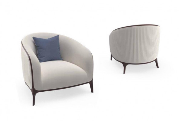 Armchair Design Couch 1-seater Textile Lounge Upholstery Luxury Seat Relax