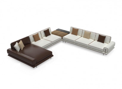 Living room sofa wood relax U-shaped corner sofa design furniture couches