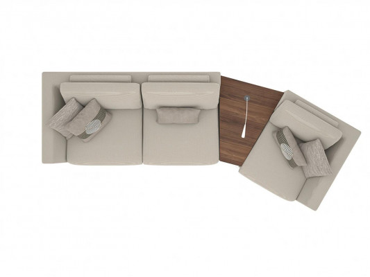 New textile furniture upholstered furniture three-seater sofa couch design furnishings