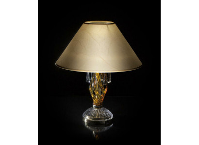Crystal lamp, office lamp, table, elite Bohemia base, bedside table, new
