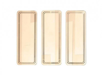 Golden Modern Mirror Set Wall Mirror Dressing Table Mirrors 3-piece