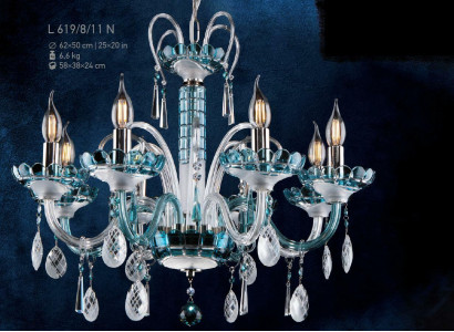 Crystal light chandelier lamp cover Bohemia ceiling