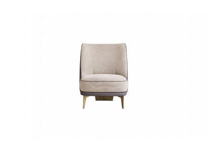 Gray-beige armchair designer single-seater armchair living room 1-seater new