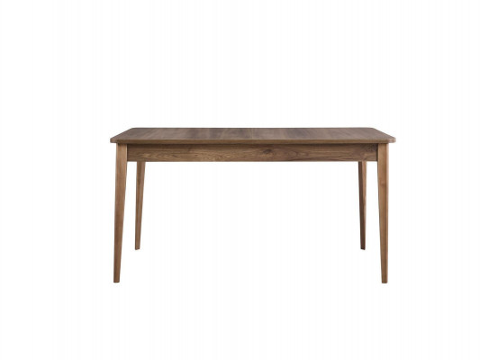 Dining room table dining table table wood brown extendable 160 cm dining room