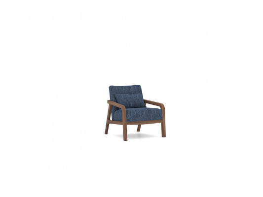 Modern armchair design living room blue fabric couch textile new