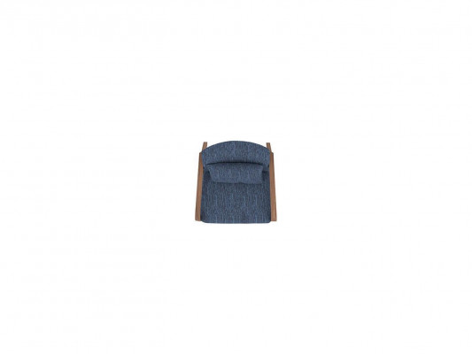 Modern armchair design living room blue fabric couch textile new