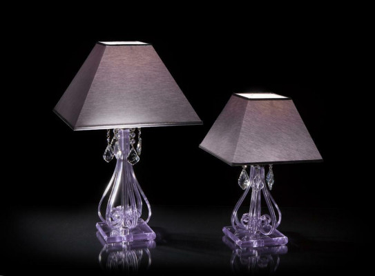 Crystal Table Lamp Elite Bohemia Base Nightstand New Office