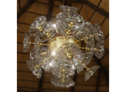 Ceiling pendant light ceiling lamp chandelier Elite Bohemia flower nine