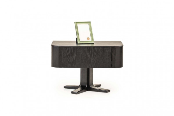 Modern black nightstand bedroom nightstand with drawer new