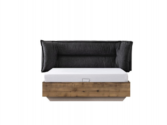 Luxury bedroom ensemble double bed wooden set 7-piece brown modern