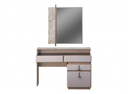 Dressing table makeup table makeup console mirror console table gray