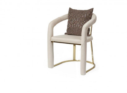 Beige designer chair luxury wooden frame designer dining wood chairs