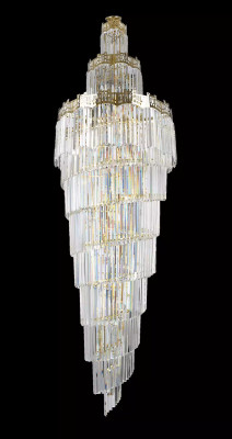 Chandelier Ceiling Light Luxury Design Crystal Light Living Room Lamp Gold
