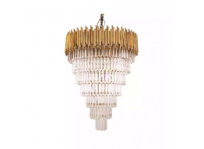 Chandelier Ceiling Light Luxury Ceiling Lamp Crystal Gold Cone